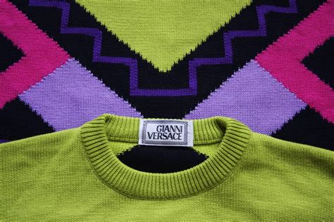 vintage versace sweater.